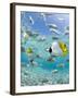 Tropical Fish in Bora-Bora Lagoon-Michele Westmorland-Framed Premium Photographic Print