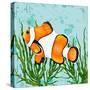 Tropical Fish in Seaweed I-Jade Reynolds-Stretched Canvas