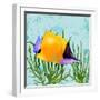 Tropical Fish in Seaweed II-Jade Reynolds-Framed Art Print