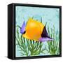 Tropical Fish in Seaweed II-Jade Reynolds-Framed Stretched Canvas