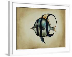 Tropical Fish IV-Sydney Edmunds-Framed Giclee Print