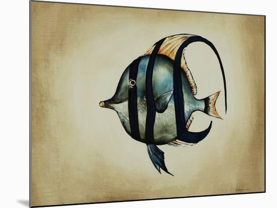 Tropical Fish IV-Sydney Edmunds-Mounted Giclee Print