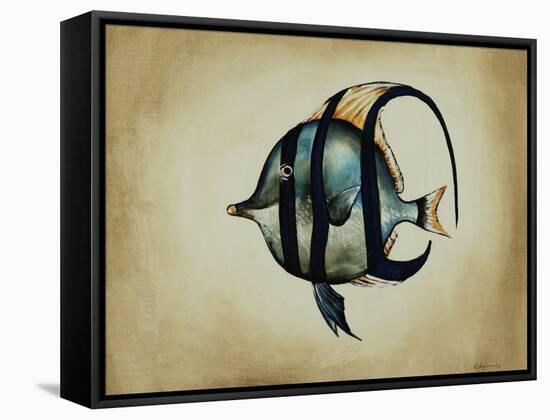 Tropical Fish IV-Sydney Edmunds-Framed Stretched Canvas