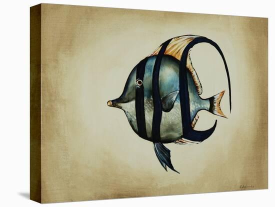 Tropical Fish IV-Sydney Edmunds-Stretched Canvas