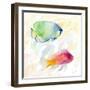 Tropical Fish Square III-Lanie Loreth-Framed Art Print