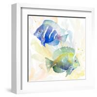 Tropical Fish Square IV-Lanie Loreth-Framed Art Print