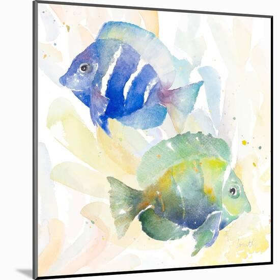 Tropical Fish Square IV-Lanie Loreth-Mounted Art Print