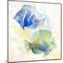 Tropical Fish Square IV-Lanie Loreth-Mounted Art Print