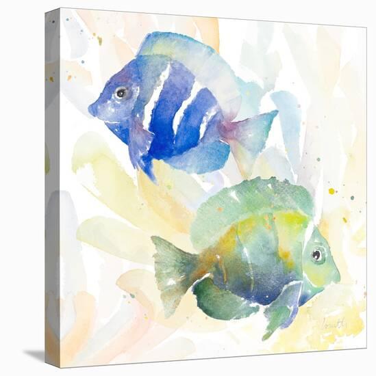 Tropical Fish Square IV-Lanie Loreth-Stretched Canvas