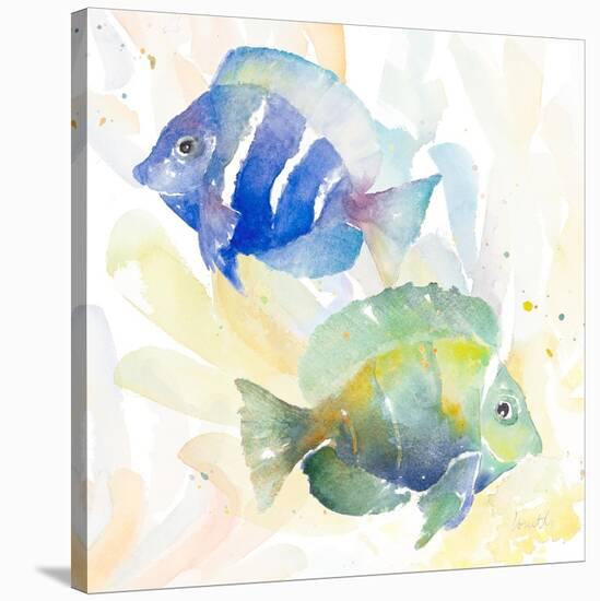 Tropical Fish Square IV-Lanie Loreth-Stretched Canvas