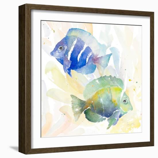 Tropical Fish Square IV-Lanie Loreth-Framed Art Print