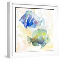 Tropical Fish Square IV-Lanie Loreth-Framed Art Print