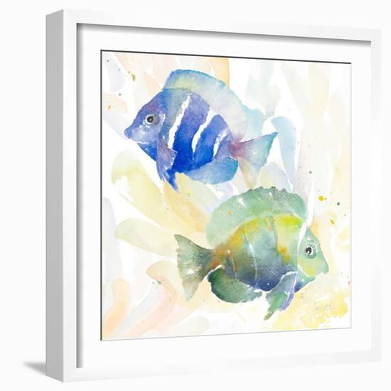 Tropical Fish Square IV-Lanie Loreth-Framed Art Print