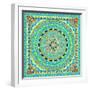 Tropical Fish Wheel Tile-Robyn Parker-Framed Photographic Print