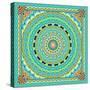 Tropical Fish Wheel Tile-Robyn Parker-Stretched Canvas