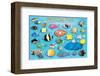 Tropical Fish-null-Framed Art Print