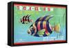 Tropical Fish-null-Framed Stretched Canvas