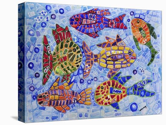 Tropical Fish-Charlsie Kelly-Stretched Canvas