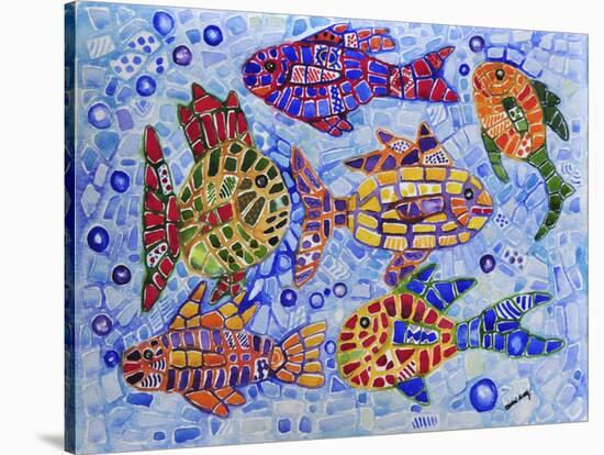 Tropical Fish-Charlsie Kelly-Stretched Canvas