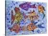 Tropical Fish-Charlsie Kelly-Stretched Canvas