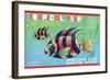 Tropical Fish-null-Framed Art Print