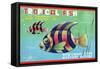 Tropical Fish-null-Framed Stretched Canvas