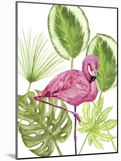 Tropical Flamingo II-Melissa Wang-Mounted Art Print