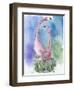 Tropical Flamingos-sylvia pimental-Framed Art Print