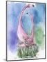 Tropical Flamingos-sylvia pimental-Mounted Art Print