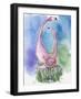 Tropical Flamingos-sylvia pimental-Framed Art Print