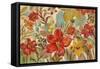 Tropical Flowers-Silvia Vassileva-Framed Stretched Canvas