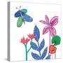 Tropical Flowers-Jennifer McCully-Stretched Canvas