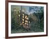 Tropical Forest: Battling Tiger and Buffalo, 1908-Henri Rousseau-Framed Giclee Print