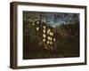 Tropical Forest: Battling Tiger and Bull-Henri Rousseau-Framed Giclee Print