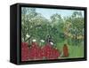 Tropical Forest with Monkeys, 1910-Henri Rousseau-Framed Stretched Canvas