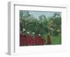 Tropical Forest with Monkeys, 1910-Henri Rousseau-Framed Art Print