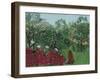 Tropical Forest with Monkeys, 1910-Henri Rousseau-Framed Art Print