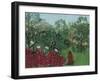 Tropical Forest with Monkeys, 1910-Henri Rousseau-Framed Art Print