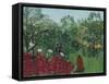 Tropical Forest with Monkeys, 1910-Henri Rousseau-Framed Stretched Canvas