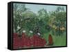 Tropical Forest with Monkeys, 1910-Henri Rousseau-Framed Stretched Canvas