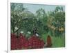 Tropical Forest with Monkeys, 1910-Henri Rousseau-Framed Art Print