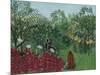 Tropical Forest with Monkeys, 1910-Henri Rousseau-Mounted Art Print