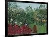 Tropical Forest with Monkeys, 1910-Henri Rousseau-Framed Art Print