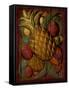 Tropical Fruit, Pineapple-Kate Ward Thacker-Framed Stretched Canvas