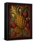 Tropical Fruit, Pineapple-Kate Ward Thacker-Framed Stretched Canvas