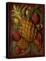 Tropical Fruit, Pineapple-Kate Ward Thacker-Stretched Canvas