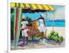 Tropical Fruit Stand-Jane Slivka-Framed Art Print