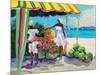 Tropical Fruit Stand-Jane Slivka-Mounted Art Print