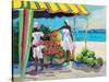 Tropical Fruit Stand-Jane Slivka-Stretched Canvas