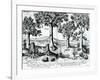 Tropical Fruit Trees, 1596-Johannes Baptista van Frueauf the Younger-Framed Giclee Print